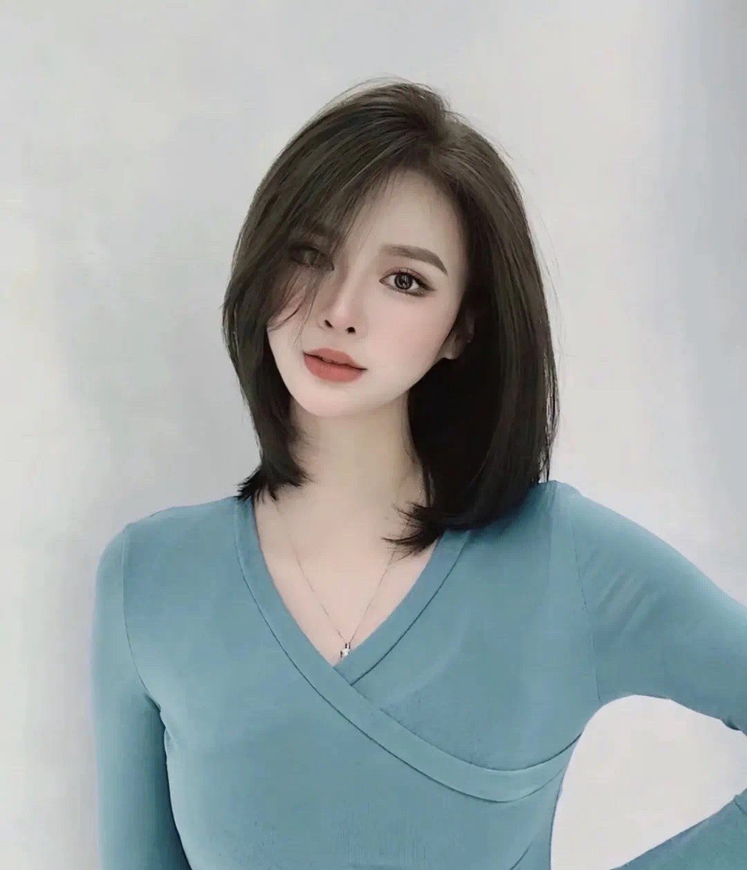 减龄又瘦脸的"齐肩发型"#锁骨发发型