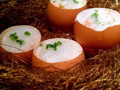 烟熏蛋羹配烩海鲜-弦月窗LUNETTE BY AMANDA(复兴路店)