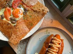 鸡蛋蘑菇熏肉荞麦可丽饼-RAC BAR(安福路店)