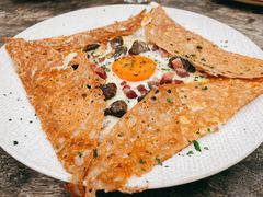 鸡蛋蘑菇熏肉荞麦可丽饼-RAC BAR(安福路店)