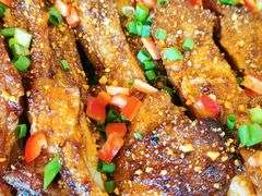 秘制烤羊排-義聚德·清真铜锅涮羊肉·烧烤(河东店)