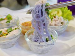 -蝶豆花蓝面条