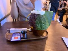 抹茶生乳かき氷-WONDER ICE 萬得冰田(建設路总店)