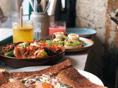 鸡蛋蘑菇熏肉荞麦可丽饼-RAC BAR(安福路店)