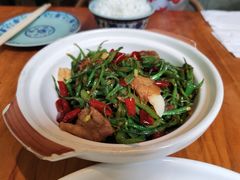 沙煲扁豆丝-锦小馆(安贞店)