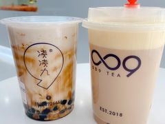 焦糖布雷珍奶-凌凌九茶饮(爱山店)
