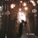 香槟色的星空婚礼你见过了