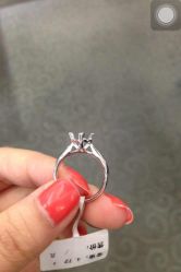 爱心戒托-威德钻石-克拉钻大本营(南京东路店)