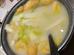 浓汤手打鱼腐娃娃菜-旺顺阁·北京菜·烤鸭(魏公村店)