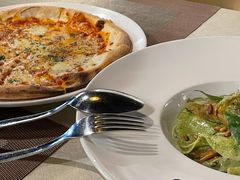 鲜虾罗勒松子酱直身意面-BONAZZA 意大利餐厅