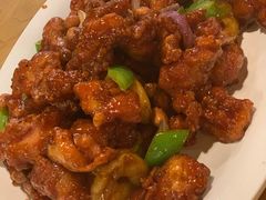 椒香虾仁爆鸡球-陈傻子餐厅(世纪都会店)