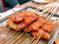 -宝记烧烤·碳锅羊肉·羊蝎子火锅·夜食社(文体路创始店)