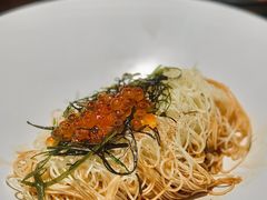 三文鱼籽葱油捞面-小运河·公馆(国贸店)