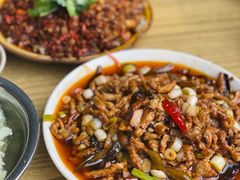 鱼香肉丝-人和水上飘(第一家店)