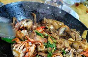 Coconut Crab Chicken and White Clam Stew