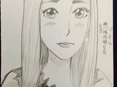 给客人画的卡通画-獨門烤肉(开发区店)