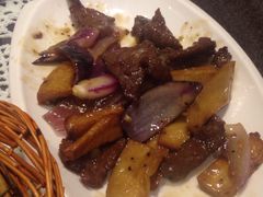 杏鲍菇牛肉-熠盛粤味(永康路店)