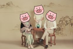 -时光纪亲子全家福照相馆(静安店母女写真父母纪念照)
