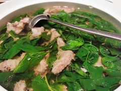 土猪肉炖枸杞叶汤-紫阳海鲜楼·传承闽味(长乐路总店)