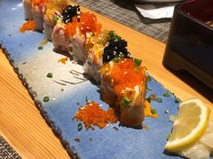炸虾三文鱼寿司-大岛日本料理铁板烧(南通大饭店)