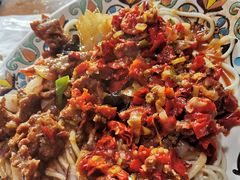 -歹歹的加个面过油肉拌面