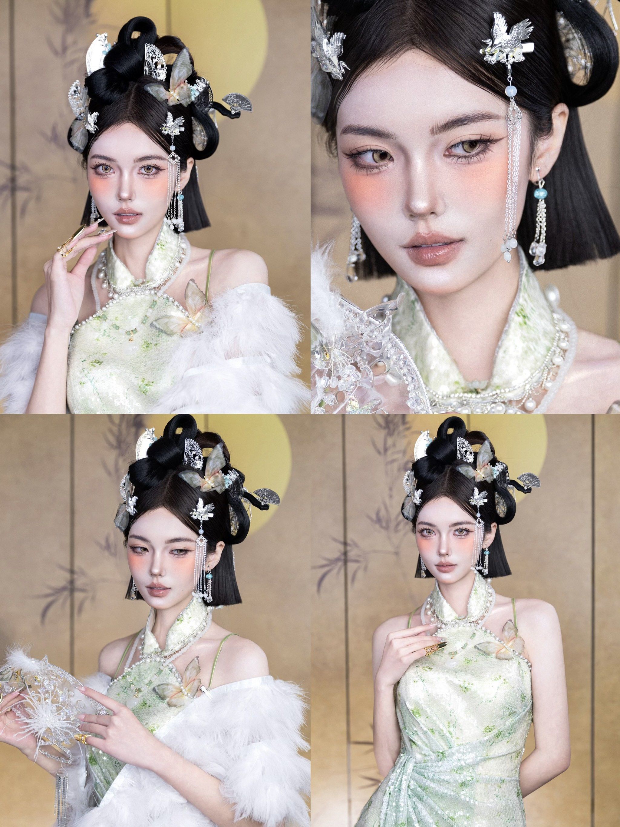 国潮新中式短发造型🎐东方美学永不过时