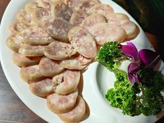 特色家乡肠-丽泽山庄·生态怀柔菜·虹鳟鱼(红螺寺店)