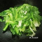 蒜蓉豆豉咸蛋炒油麦菜～容易下饭的家常菜