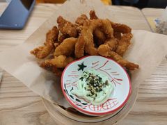 小酥肉配蛋黄山葵酱-福米小馆