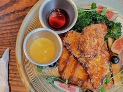 蜂蜜芥末鸡柳可颂华夫-blend咖啡部落(卓悦中心店)