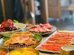 -草家酱蟹炭火烤肉店(珲春南路一店)