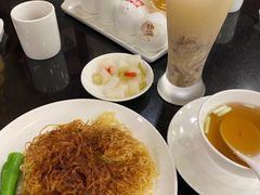 斗门靓虾籽捞银丝面-丽的面家(多宝路店)