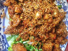 孜然羊肉-北大地皖峰饭馆