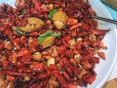 川味鲍鱼辣子鸡-荷风细雨·中国茶宴(碧云店)