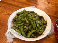 凉拌毛豆-十里铺铁板鱿鱼