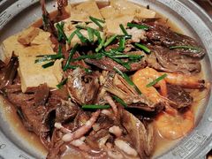 -东来菜馆•手抓海鲜家常菜•海鲜锅贴(鸽子窝店)