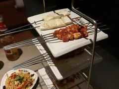 现穿羊肉串-丰茂烤串(建设街店)