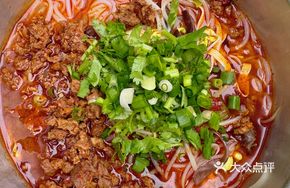 Spicy Beef Noodles with Crispy Bits