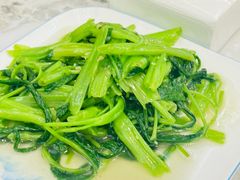 炒地瓜叶-老杨饭店(万科里店)