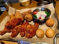 韩式炸鸡-包装马车·韩国料理·포장마차