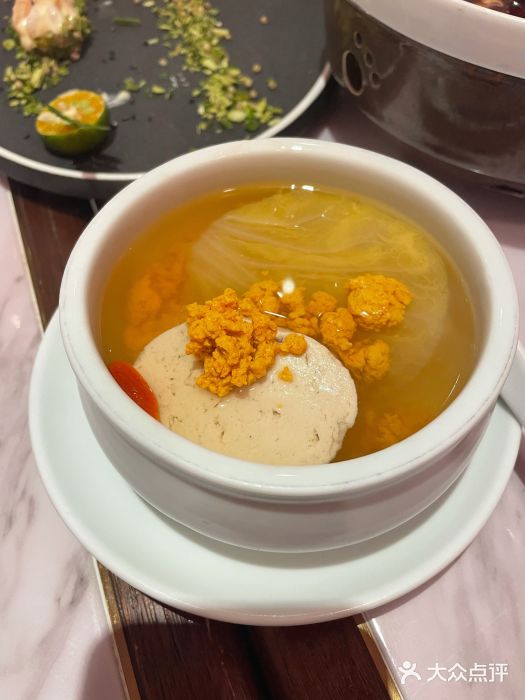 喜鼎海胆水饺(平安金融中心店)豆腐海胆汤图片