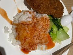 鸡排饭-北大家园食堂