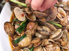 姜葱炒花甲-明记海鲜大排档(巽寮湾店)