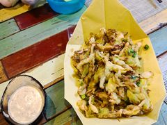 天妇罗黄花菜-青桃餐厅