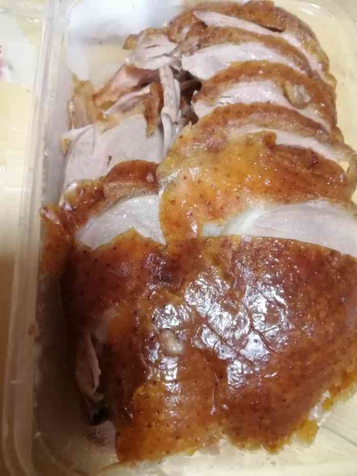 孟老三北京果木烤鸭(埠西市场店)-"趁热吃可香了,鸭子都很肥很大,骨头