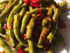 干煸豆角-北京龙庆四季香农家饭庄·灶台鱼·碳烤虹鳟鱼(龙庆峡店)