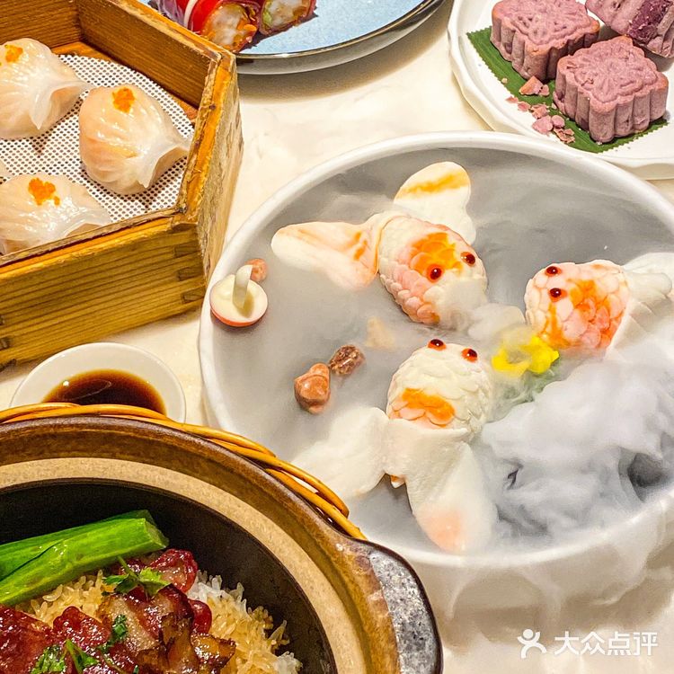 上海粤菜天花板‼️点心好看又好吃