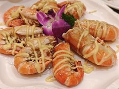 芥末酱焗罗氏虾-沙龙酒家