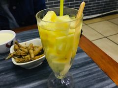 菠萝冰-黄师奶甜品店