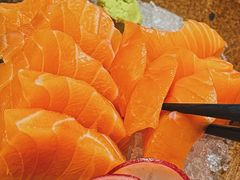 三文鱼刺身-魟阳日式料理(庆春店)